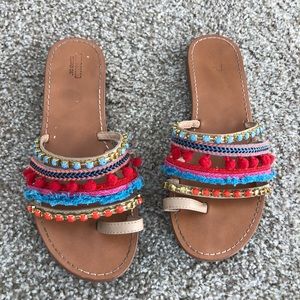 Colorful sandals